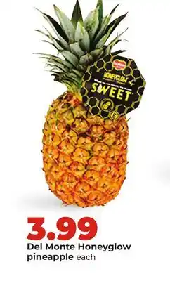 Hy-Vee Del Monte Honeyglow pineapple offer