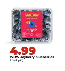 Hy-Vee WOW Joyberry blueberries offer