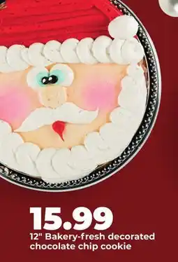 Hy-Vee 12 Bakery - fresh decorated chocolate chip cookie offer