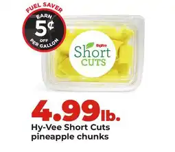 Hy-Vee Hy-Vee Short Cuts pineapple chunks offer