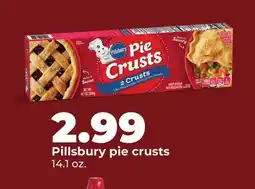 Hy-Vee Pillsbury pie crusts offer
