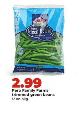 Hy-Vee Pero Family Farms trimmed green beans offer