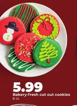 Hy-Vee Bakery fresh cut out cookies offer