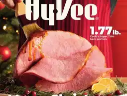 Hy-Vee Cook's Super Trim ham portion offer