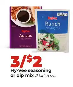 Hy-Vee Hy-Vee seasoning or dip mix offer