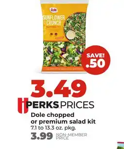 Hy-Vee Dole chopped or premium salad kit offer