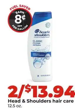 Hy-Vee Head & Shoulders hair care offer