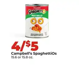 Hy-Vee Campbell's SpaghettiOs offer