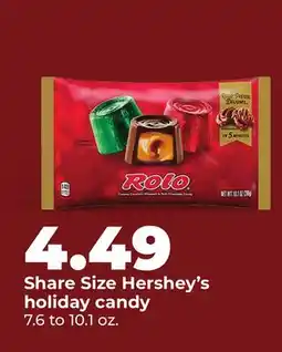 Hy-Vee Share Size Hershey's holiday candy offer