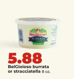 Hy-Vee BelGioioso burrata or stracciatella offer
