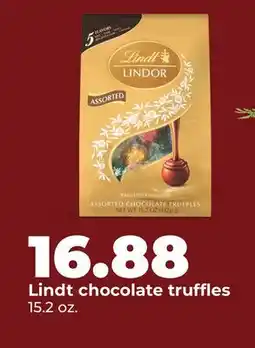 Hy-Vee Lindt chocolate truffles offer