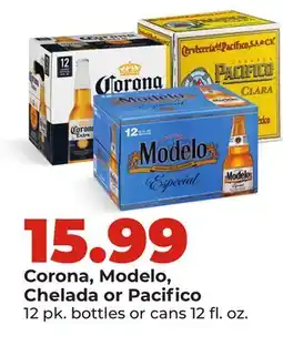 Hy-Vee Corona, Modelo, Chelada or Pacifico offer