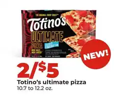 Hy-Vee Totino's ultimate pizza offer