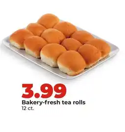 Hy-Vee Bakery-fresh tea rolls offer