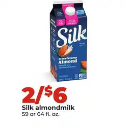 Hy-Vee Silk almondmilk offer
