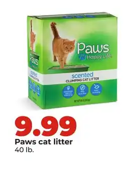 Hy-Vee Paws cat litter offer