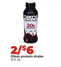 Hy-Vee Oikos protein shake offer