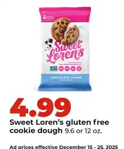 Hy-Vee Sweet Loren's gluten free cookie dough offer