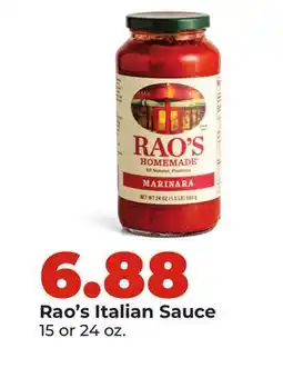 Hy-Vee Rao's Italian Sauce offer