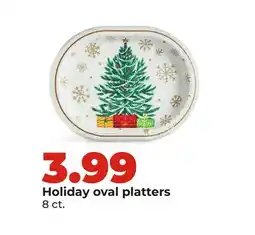 Hy-Vee Holiday oval platters offer