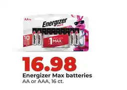 Hy-Vee Energizer Max batteries offer