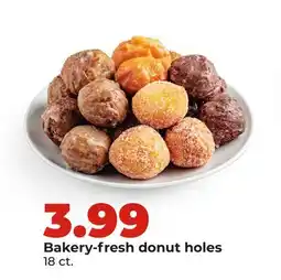 Hy-Vee Bakery-fresh donut holes offer