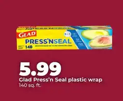 Hy-Vee Glad Press'n Seal plastic wrap offer