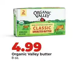 Hy-Vee Organic Valley butter offer