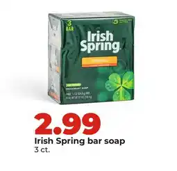 Hy-Vee Irish Spring bar soap offer