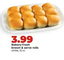 Hy-Vee Bakery-fresh brown & serve rolls offer