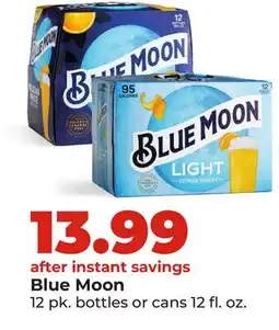 Hy-Vee Blue Moon offer