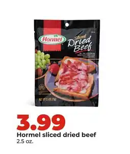 Hy-Vee Hormel sliced dried beef offer