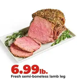Hy-Vee Fresh semi-boneless lamb leg offer