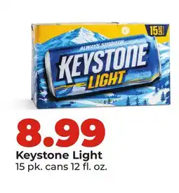 Hy-Vee Keystone Light offer