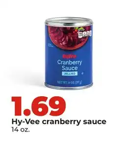Hy-Vee Hy-Vee cranberry sauce offer
