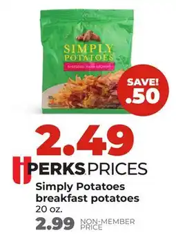 Hy-Vee Simply Potatoes breakfast potatoes offer