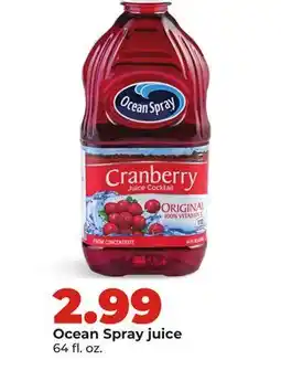 Hy-Vee Ocean Spray juice offer