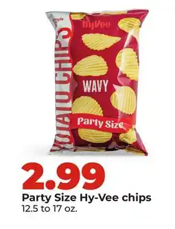 Hy-Vee Party Size Hy-Vee chips offer
