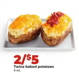 Hy-Vee Twice baked potatoes offer