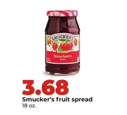 Hy-Vee Smucker's fruit spread offer