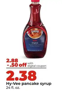 Hy-Vee Hy-Vee pancake syrup offer