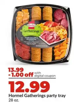 Hy-Vee Hormel Gatherings party tray offer