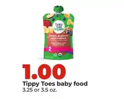 Hy-Vee Tippy Toes baby food offer