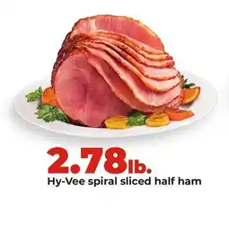 Hy-Vee Hy-Vee spiral sliced half ham offer