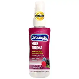 Walgreens Sore Throat Spray, Max Strength Berry offer