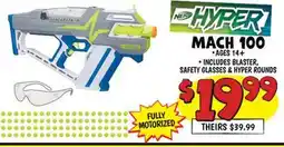 Ollie's NERF HYPER MACH 100 offer