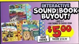 Ollie's INTERACTIVE RUMBLE! SOUND BOOK offer