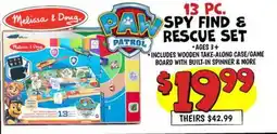 Ollie's 13 PC. SPY FIND & RESCUE SET offer
