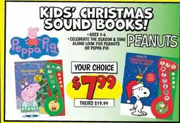 Ollie's KIDS' CHRISTMAS SOUND BOOKS! offer