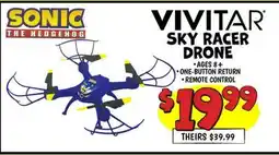 Ollie's VIVITAR SKY RACER DRONE offer